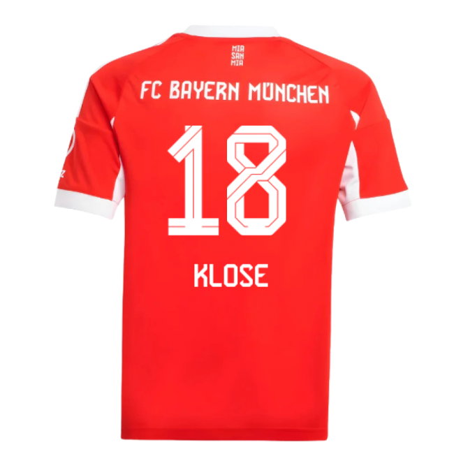 2025-2026 Bayern Munich Home Shirt (Kids) (Klose 18)