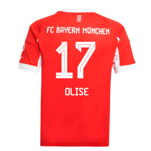 2025-2026 Bayern Munich Home Shirt (Kids) (Olise 17)