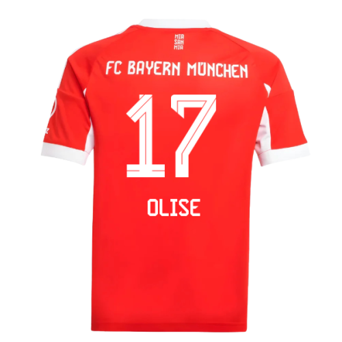 2025-2026 Bayern Munich Home Shirt (Kids) (Olise 17)