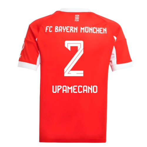 2025-2026 Bayern Munich Home Shirt (Kids) (Upamecano 2) 2025-2026 Bayern Munich Home Shirt (Kids) (Upamecano 2)