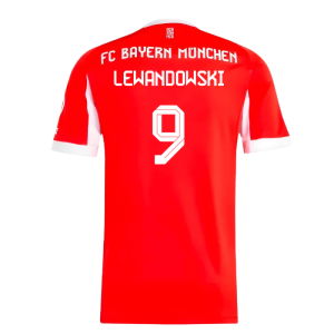 2025-2026 Bayern Munich Home Shirt (Lewandowski 9)