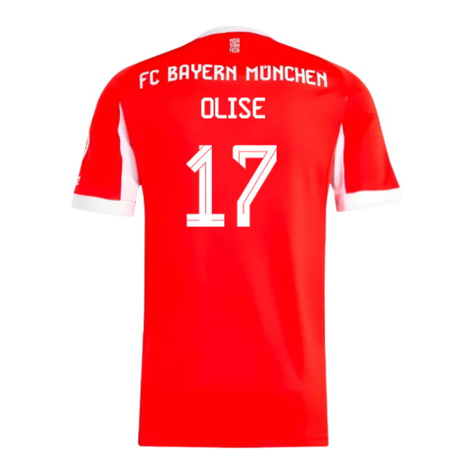2025-2026 Bayern Munich Home Shirt (Olise 17)