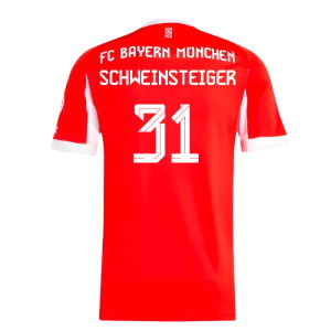 2025-2026 Bayern Munich Home Shirt (Schweinsteiger 31)