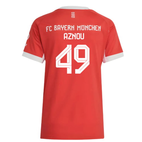 2025-2026 Bayern Munich Home Shirt (Womens) (Aznou 49)
