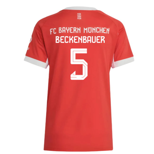 2025-2026 Bayern Munich Home Shirt (Womens) (Beckenbauer 5)