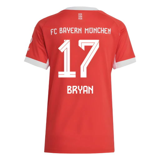 2025-2026 Bayern Munich Home Shirt (Womens) (Bryan 17)