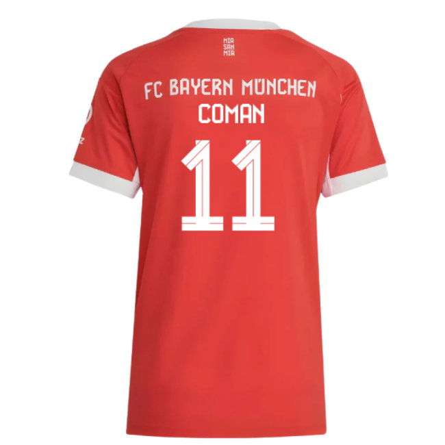 2025-2026 Bayern Munich Home Shirt (Womens) (Coman 11)