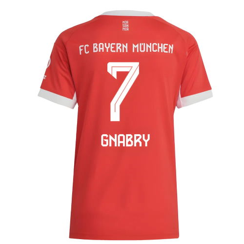 2025-2026 Bayern Munich Home Shirt (Womens) (Gnabry 7)