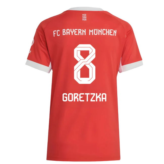 2025-2026 Bayern Munich Home Shirt (Womens) (Goretzka 8)