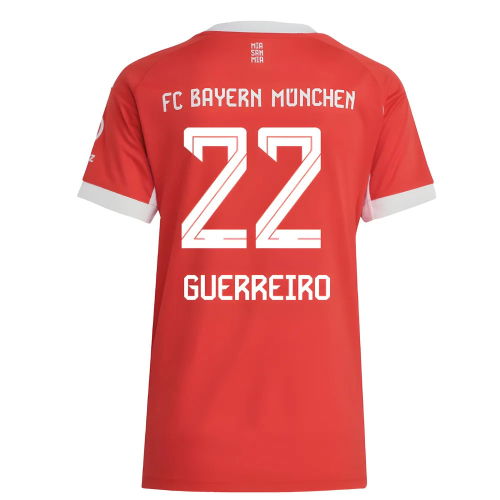 2025-2026 Bayern Munich Home Shirt (Womens) (Guerreiro 22)