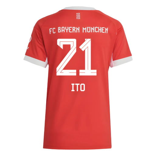 2025-2026 Bayern Munich Home Shirt (Womens) (Ito 21)