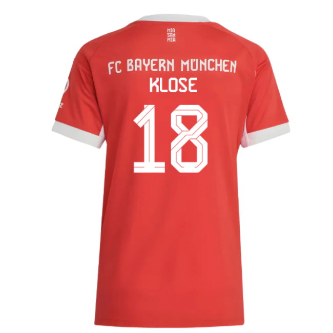 2025-2026 Bayern Munich Home Shirt (Womens) (Klose 18)