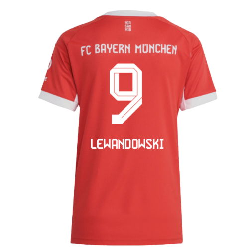 2025-2026 Bayern Munich Home Shirt (Womens) (Lewandowski 9)