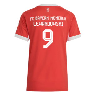 2025-2026 Bayern Munich Home Shirt (Womens) (Lewandowski 9)