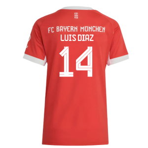 2025-2026 Bayern Munich Home Shirt (Womens) (Luis Diaz 14)