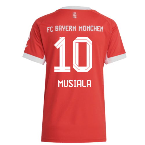 2025-2026 Bayern Munich Home Shirt (Womens) (Musiala 10)