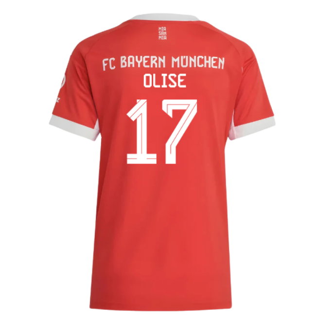 2025-2026 Bayern Munich Home Shirt (Womens) (Olise 17)
