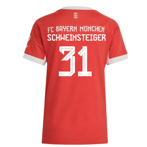 2025-2026 Bayern Munich Home Shirt (Womens) (Schweinsteiger 31)