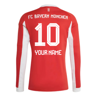 2025-2026 Bayern Munich Long Sleeve Home Shirt