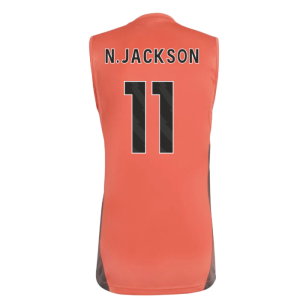 2025-2026 Bayern Munich Sleeveless Jersey (Easy Coral) (N.Jackson 11)
