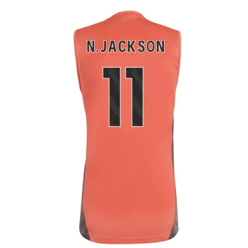 2025-2026 Bayern Munich Sleeveless Jersey (Easy Coral) (N.Jackson 11) 2025-2026 Bayern Munich Sleeveless Jersey (Easy Coral) (N.Jackson 11)