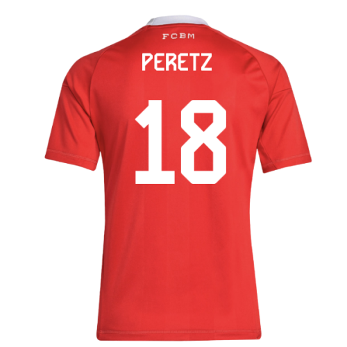 2025-2026 Bayern Munich Third Goalkeeper Shirt (Pure Ruby) - Kids (Peretz 18)
