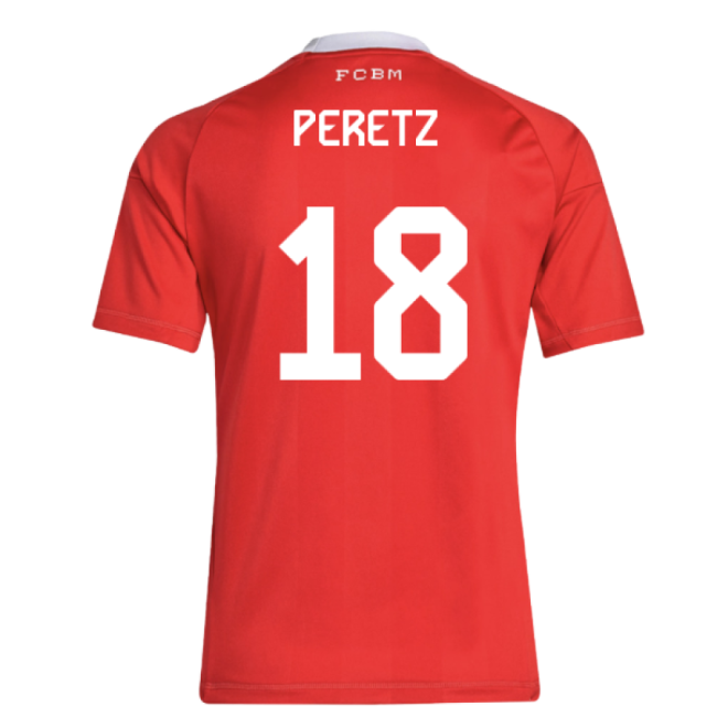 2025-2026 Bayern Munich Third Goalkeeper Shirt (Pure Ruby) - Kids (Peretz 18)