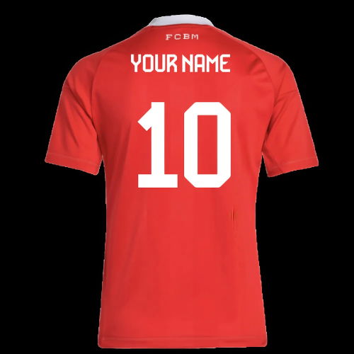 2025-2026 Bayern Munich Third Goalkeeper Shirt (Pure Ruby) - Kids (Your Name)