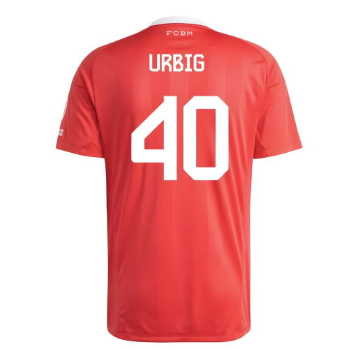 2025-2026 Bayern Munich Third Goalkeeper Shirt (Pure Ruby) (Urbig 40)