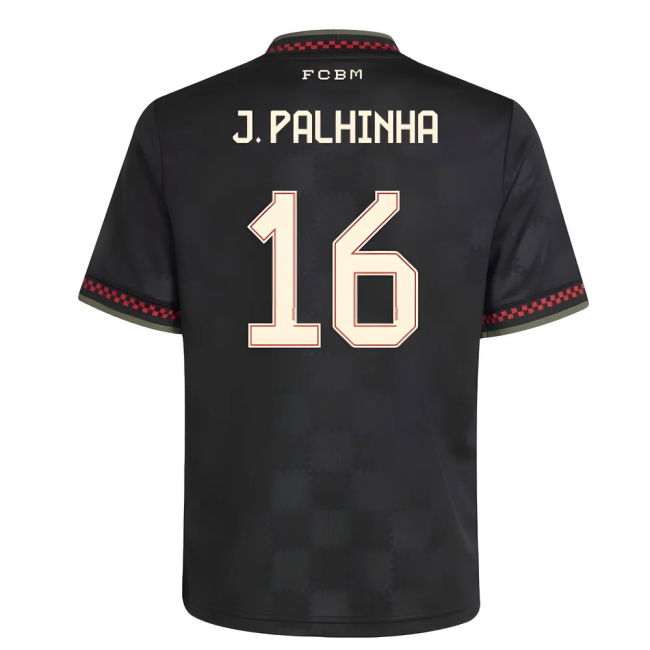 2025-2026 Bayern Munich Third Shirt (Kids) (J. Palhinha 16)