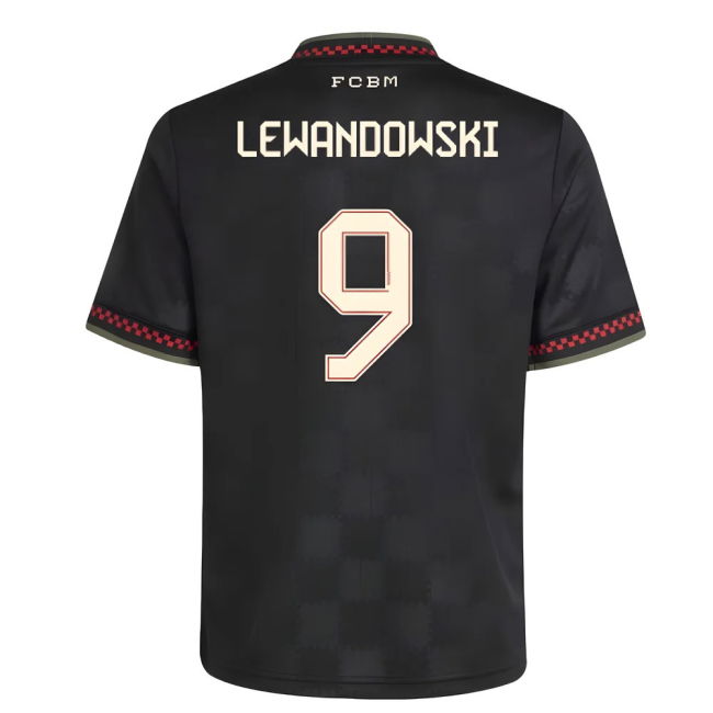 2025-2026 Bayern Munich Third Shirt (Kids) (Lewandowski 9)