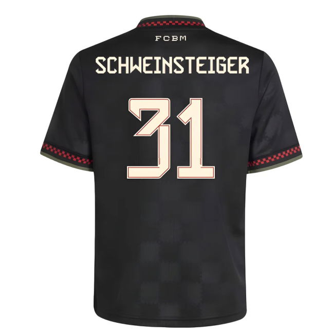 2025-2026 Bayern Munich Third Shirt (Kids) (Schweinsteiger 31)