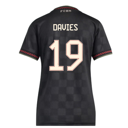 2025-2026 Bayern Munich Third Shirt (Womens) (Davies 19)