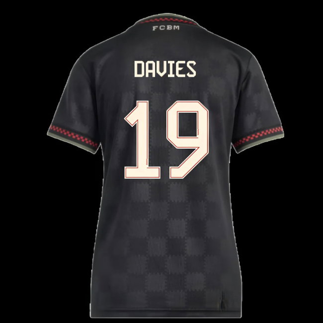 2025-2026 Bayern Munich Third Shirt (Womens) (Davies 19)