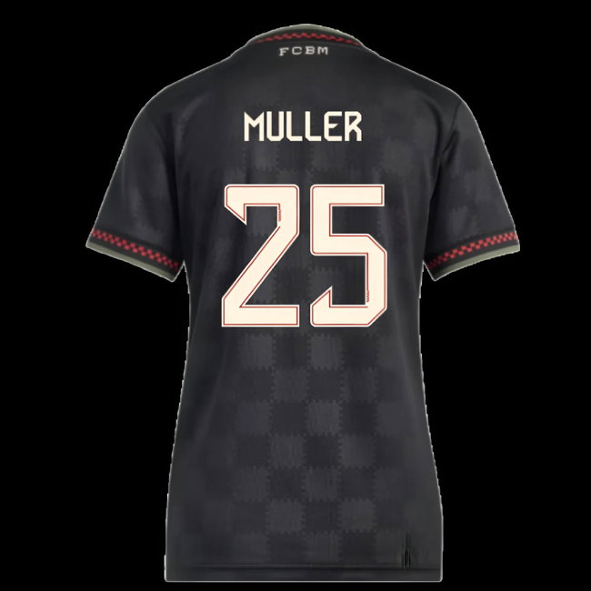 2025-2026 Bayern Munich Third Shirt (Womens) (Muller 25)