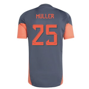 2025-2026 Bayern Munich Training Shirt (Bold Onix) (Muller 25)
