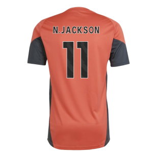 2025-2026 Bayern Munich Training Shirt (Easy Coral) (N.Jackson 11)