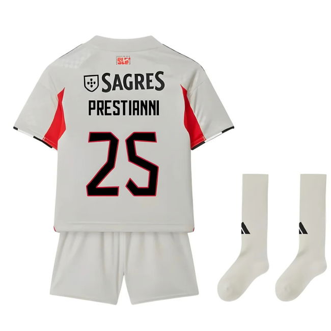2025-2026 Benfica Away Mini Kit (Prestianni 25)