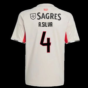 2025-2026 Benfica Away Shirt (Kids) (A.Silva 4)