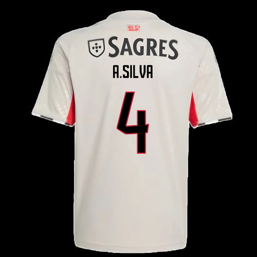 2025-2026 Benfica Away Shirt (Kids) (A.Silva 4)