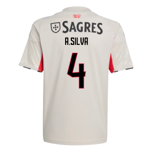 2025-2026 Benfica Away Shirt (Kids) (A.Silva 4)