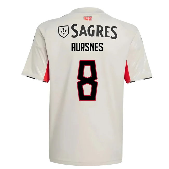 2025-2026 Benfica Away Shirt (Kids) (Aursnes 8)