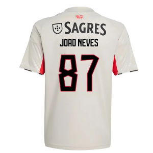 2025-2026 Benfica Away Shirt (Kids) (Joao Neves 87)