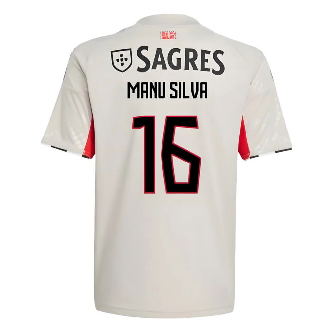 2025-2026 Benfica Away Shirt (Kids) (Manu Silva 16)