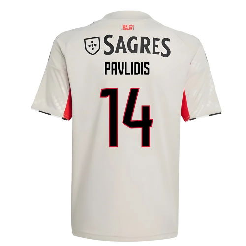 2025-2026 Benfica Away Shirt (Kids) (Pavlidis 14)