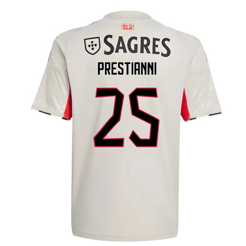 2025-2026 Benfica Away Shirt (Kids) (Prestianni 25)