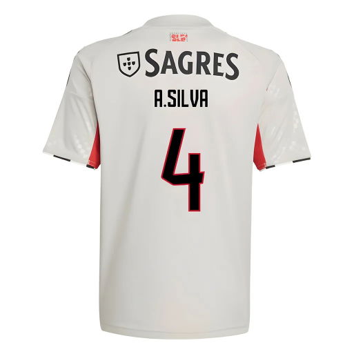 2025-2026 Benfica Away Youth Kit (A.Silva 4)