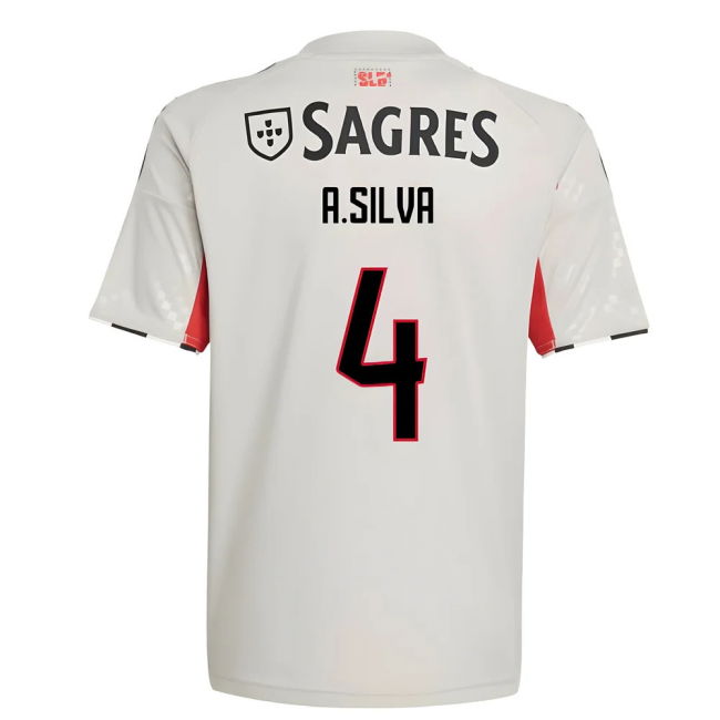 2025-2026 Benfica Away Youth Kit (A.Silva 4)