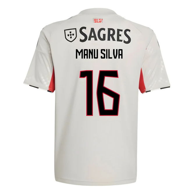 2025-2026 Benfica Away Youth Kit (Manu Silva 16)