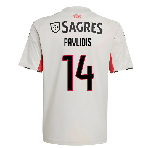 2025-2026 Benfica Away Youth Kit (Pavlidis 14)